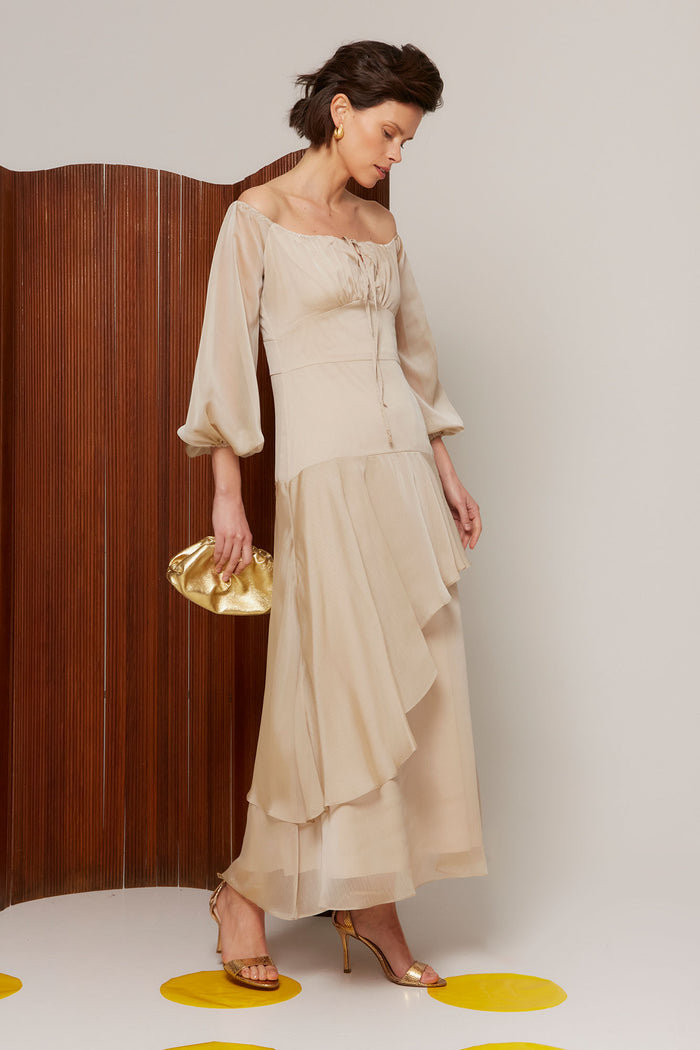 VESTIDO AINHOA BEIGE