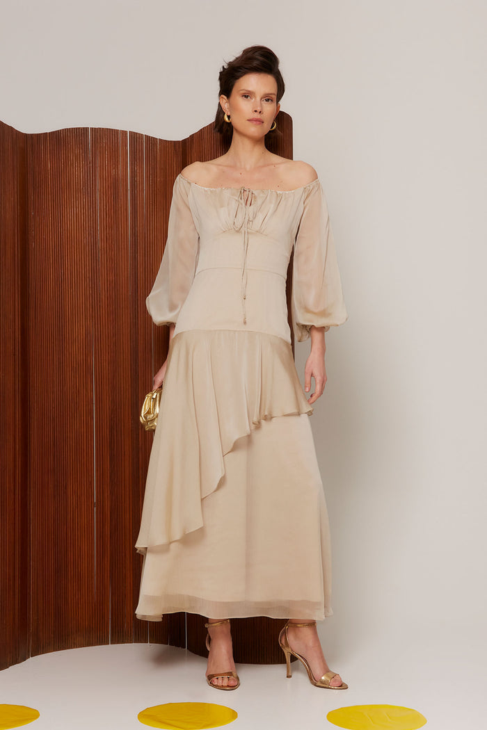 VESTIDO AINHOA BEIGE