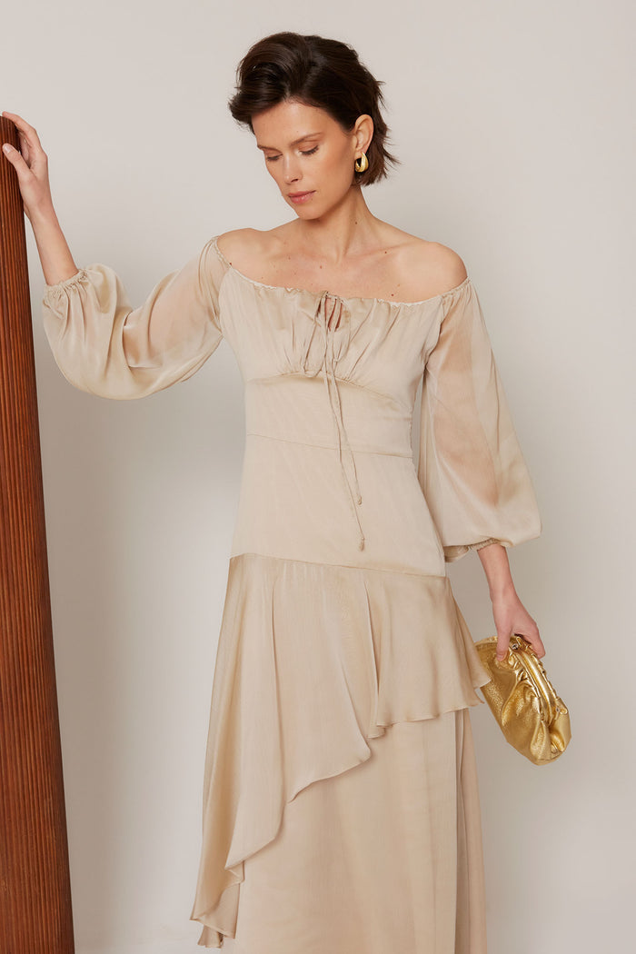 VESTIDO AINHOA BEIGE