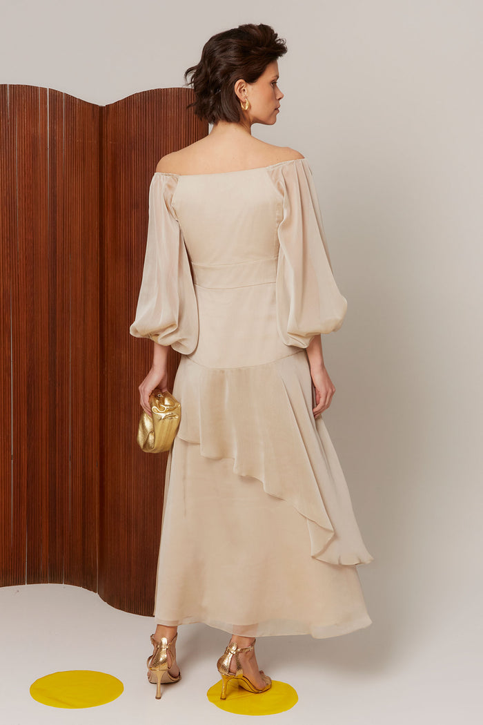 VESTIDO AINHOA BEIGE