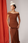 VESTIDO AMADORAMARRON
