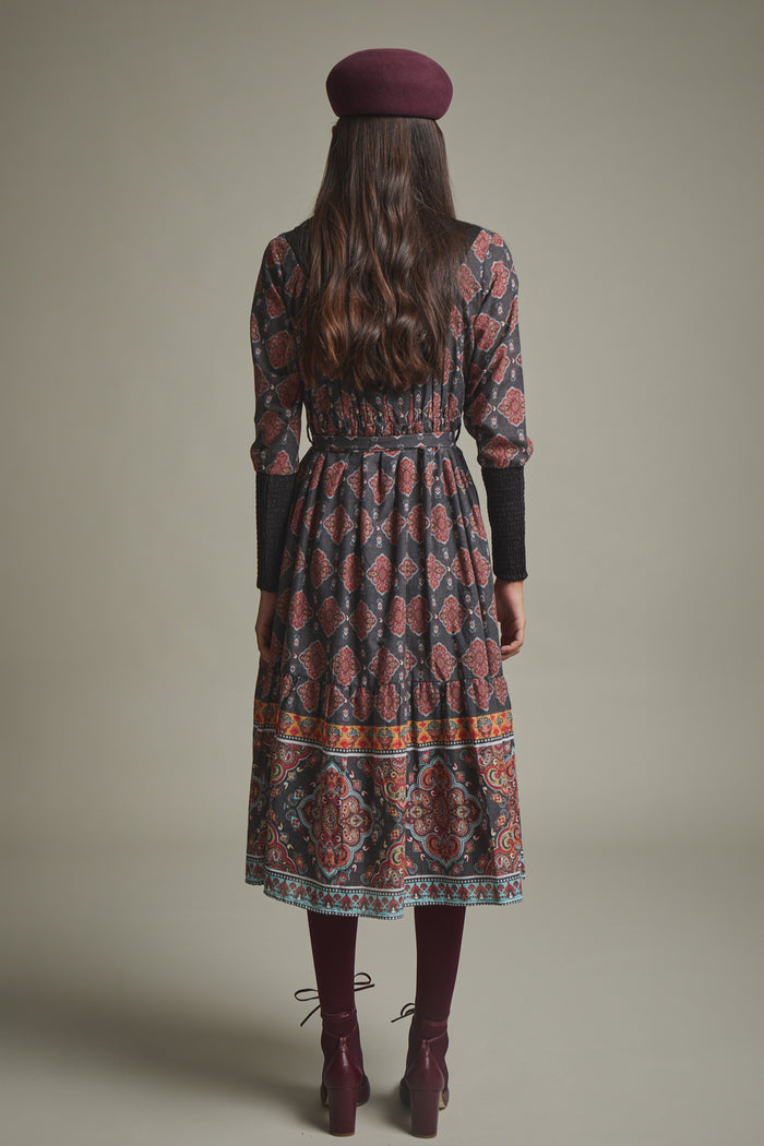 VESTIDO CIELA MARRON