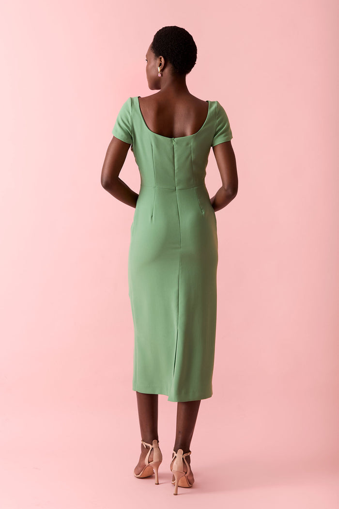 VESTIDO CRISANTEMOVERDE
