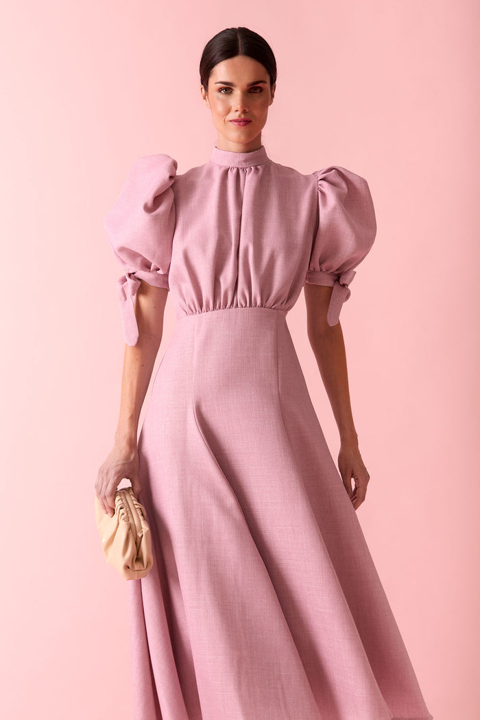 VESTIDO ELENA ROSA CLARO