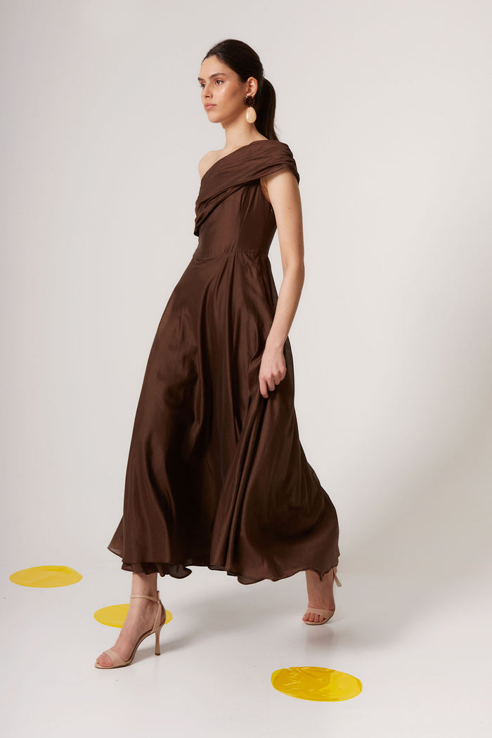 VESTIDO GINEBRAMARRÓN