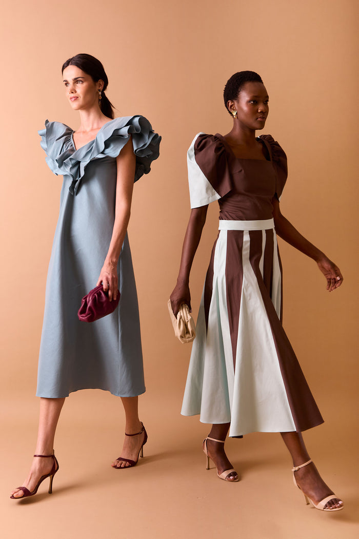 VESTIDO IKERNE AZUL
