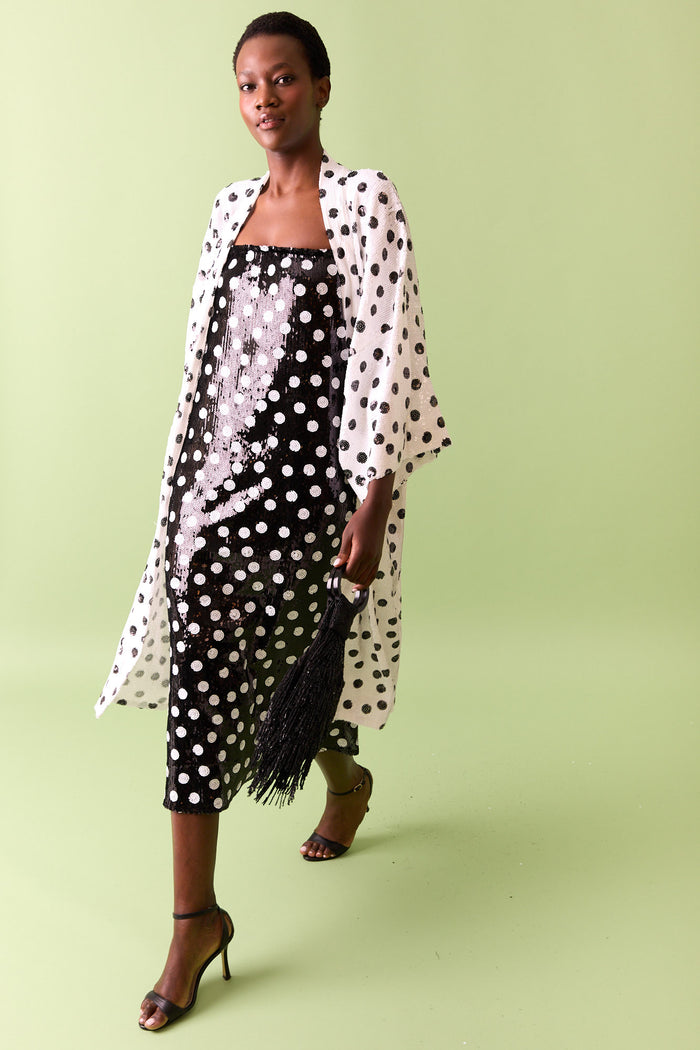 VESTIDO LENTEJUELAS NEGRO