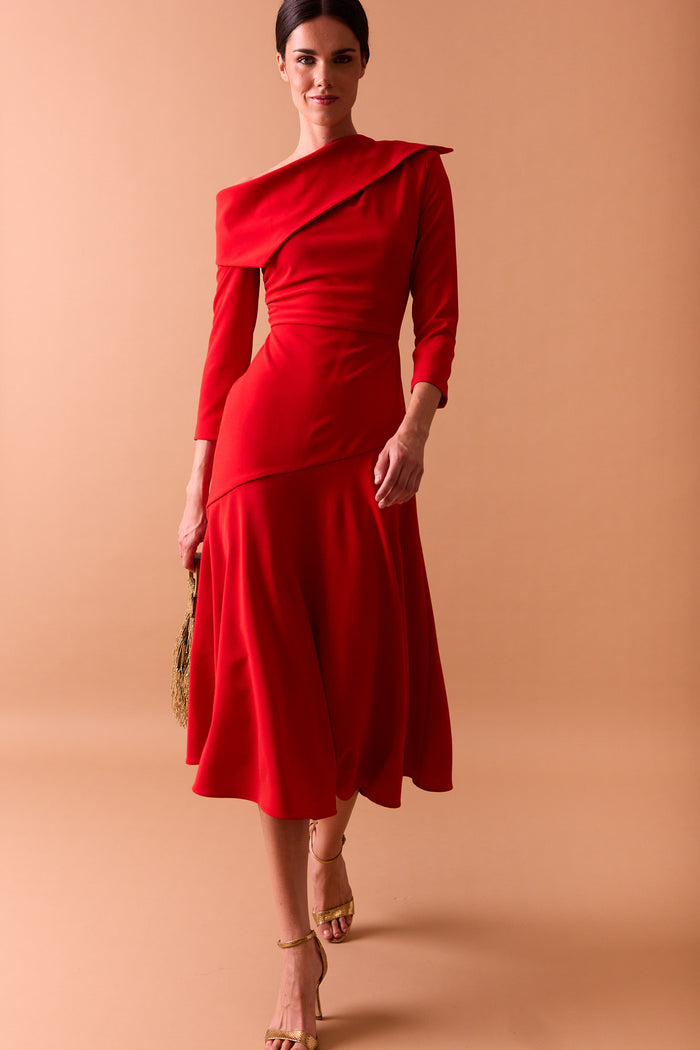 VESTIDO MARA ROJO