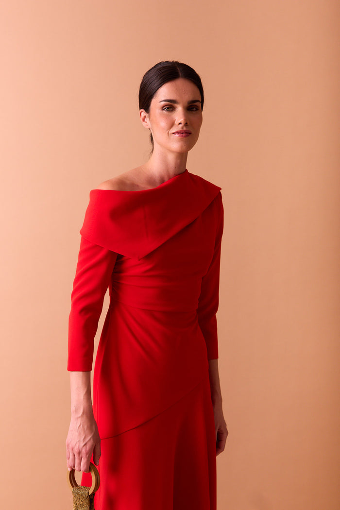 VESTIDO MARA ROJO