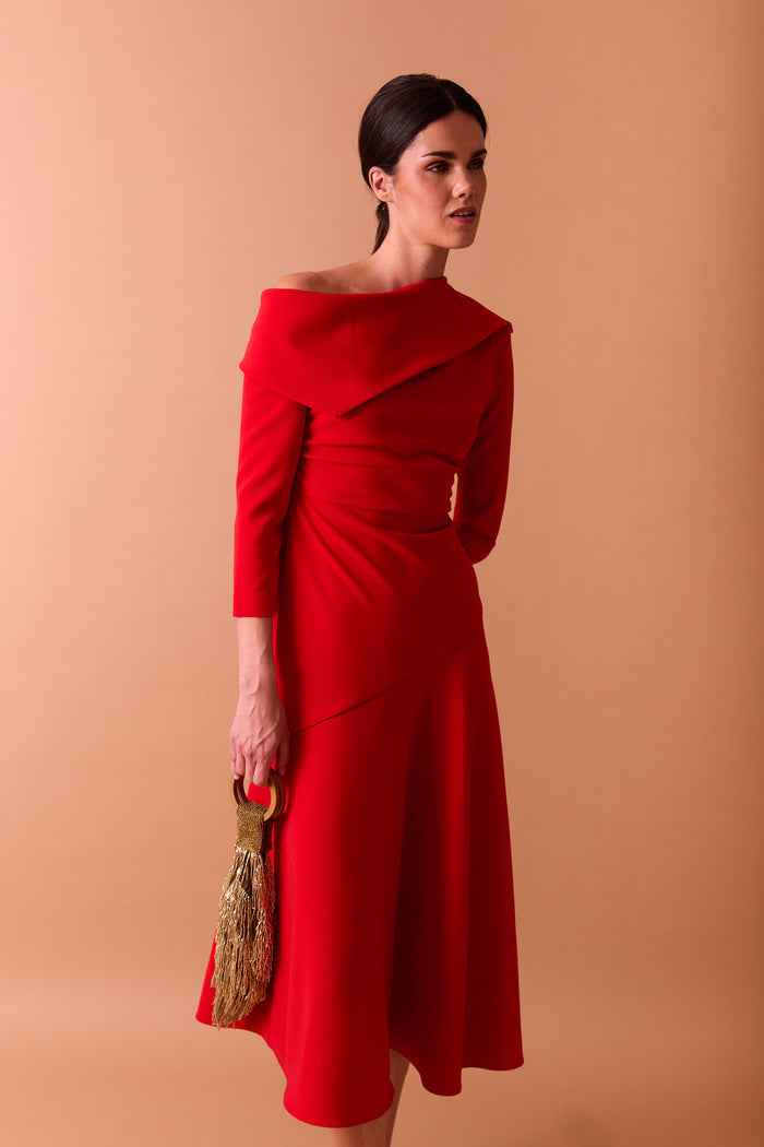 VESTIDO MARA ROJO