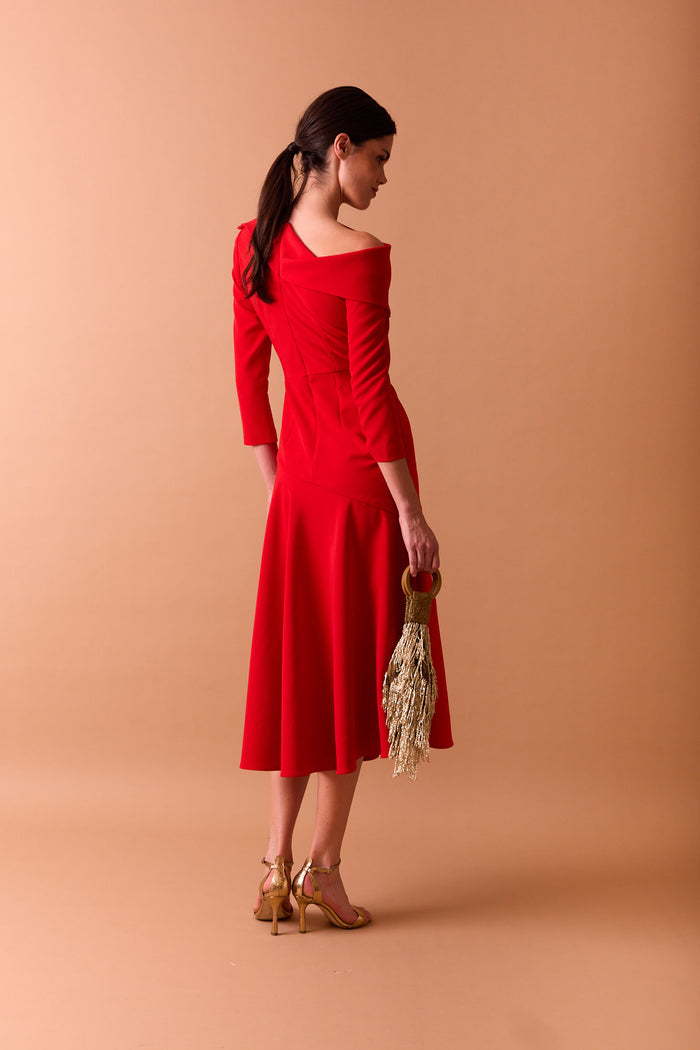 VESTIDO MARA ROJO