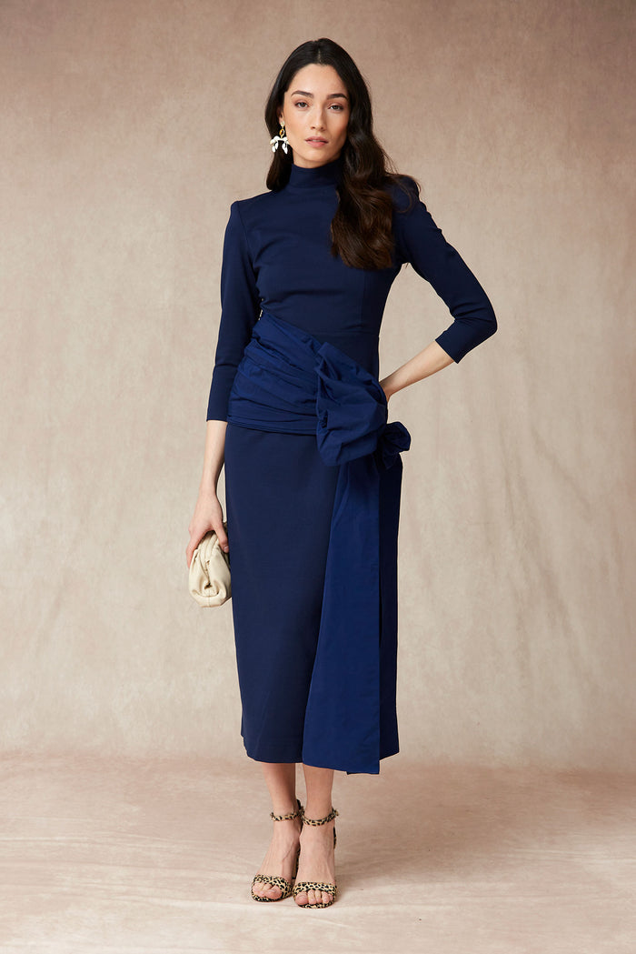 VESTIDO NEVIRA MARINO