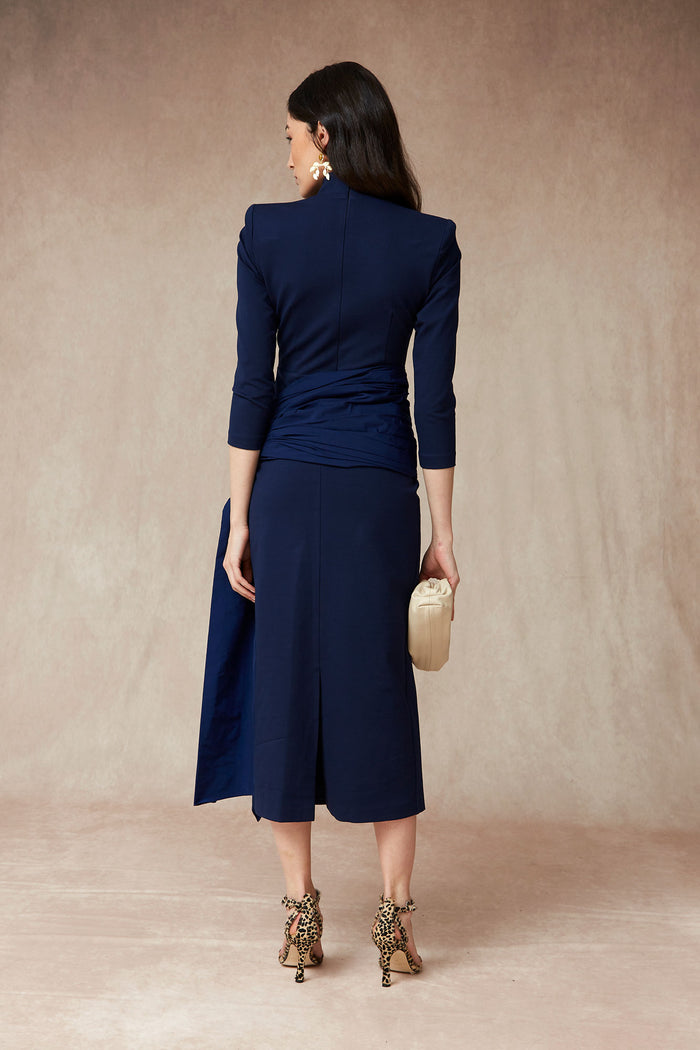 VESTIDO NEVIRA MARINO