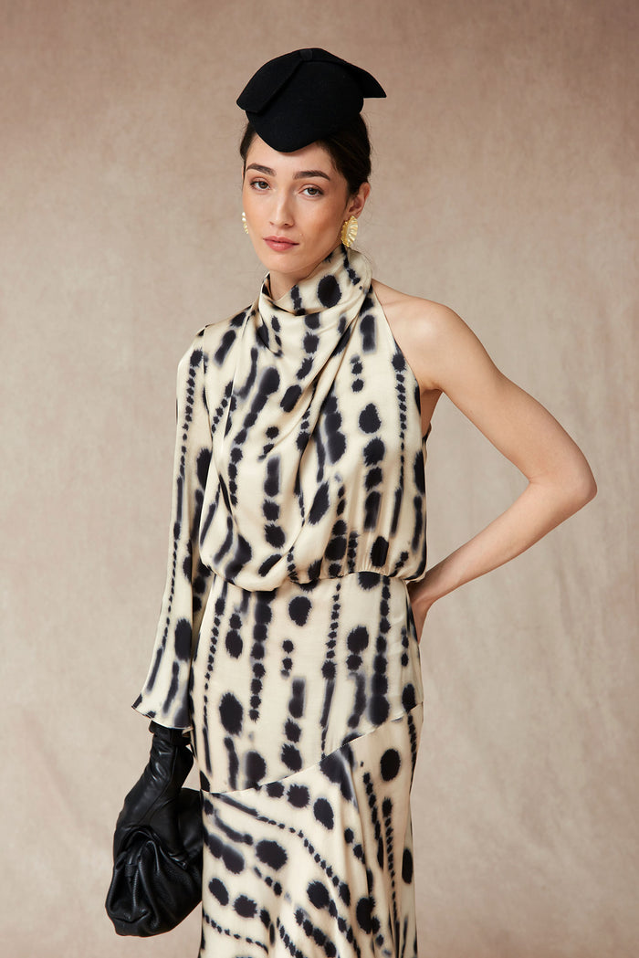 VESTIDO PENNY CRUDO/NEGRO