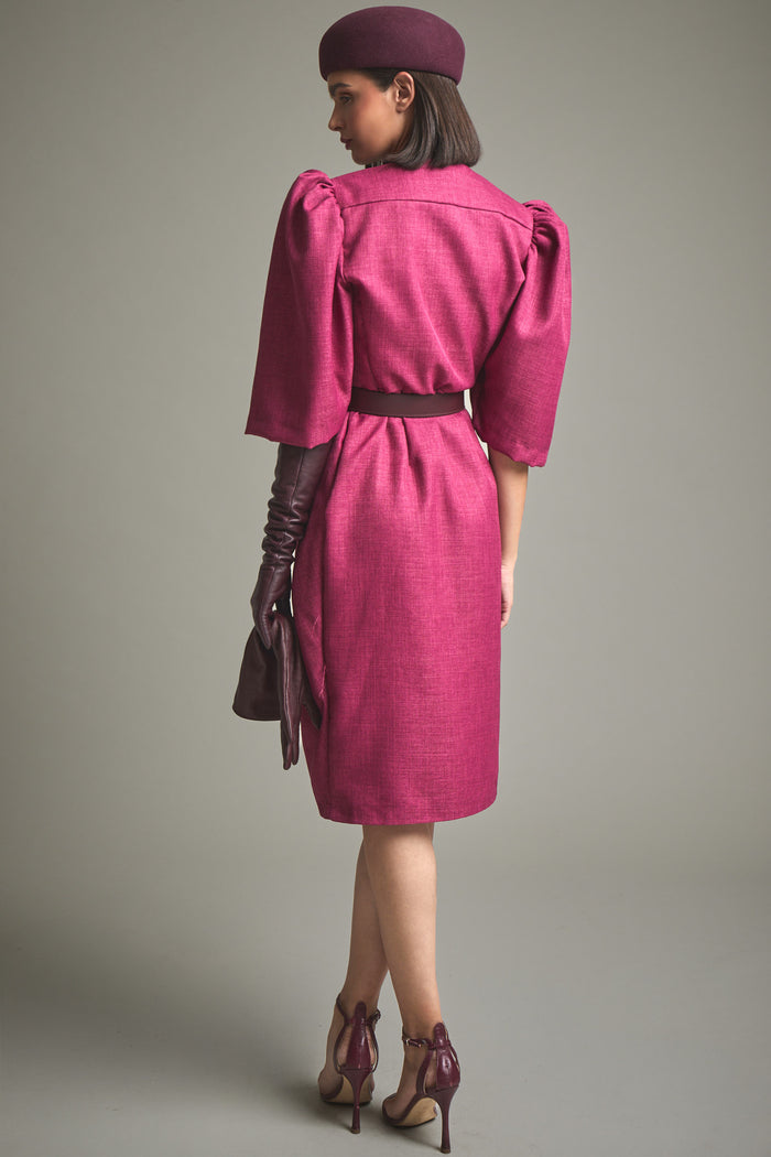 VESTIDO ROGELIA FUCSIA