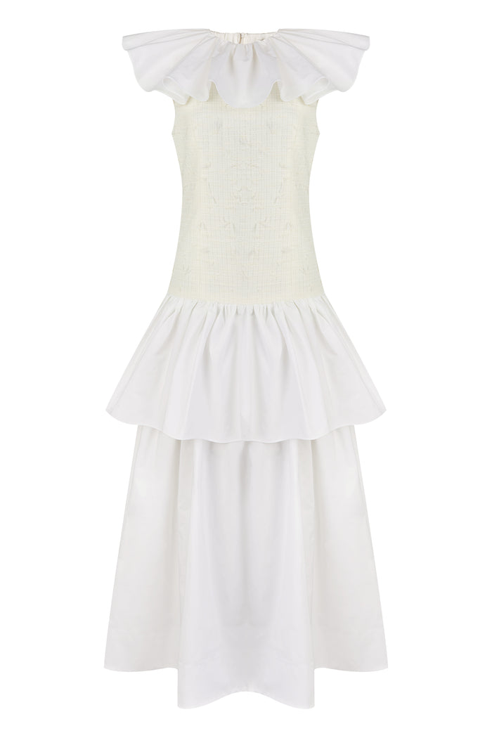 VESTIDO SELENE CRUDO