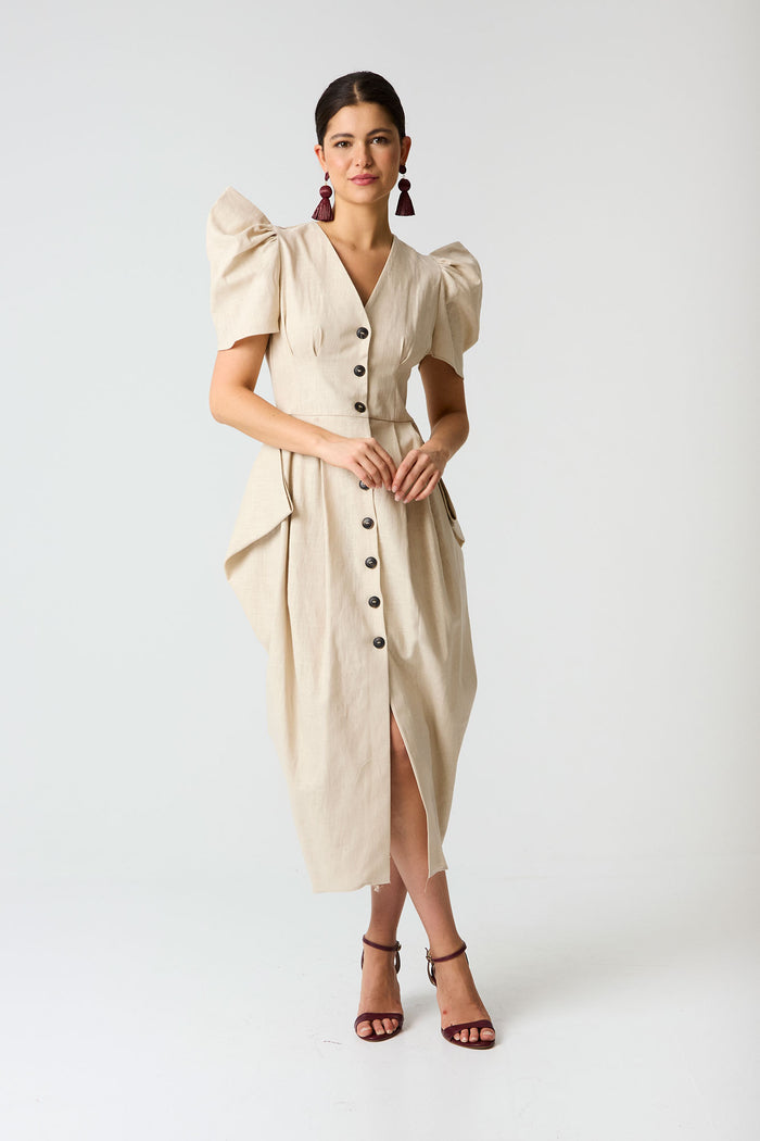 VESTIDO TRIANA CRUDO