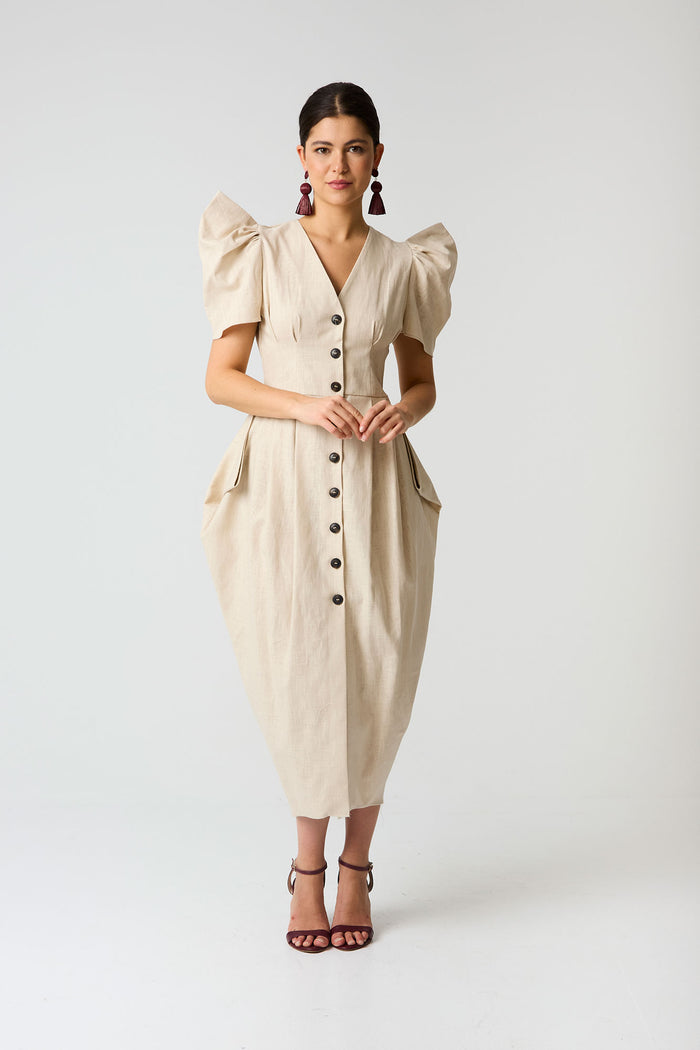VESTIDO TRIANA CRUDO