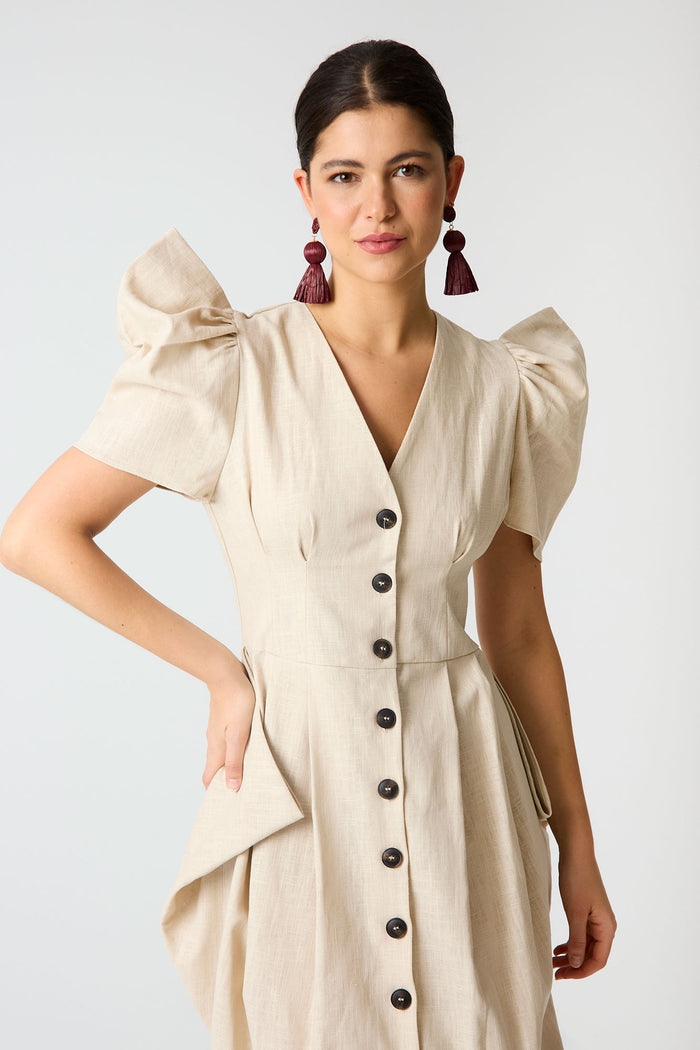 VESTIDO TRIANA CRUDO