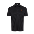 Virginia Semi-Spread Collar Polo Black