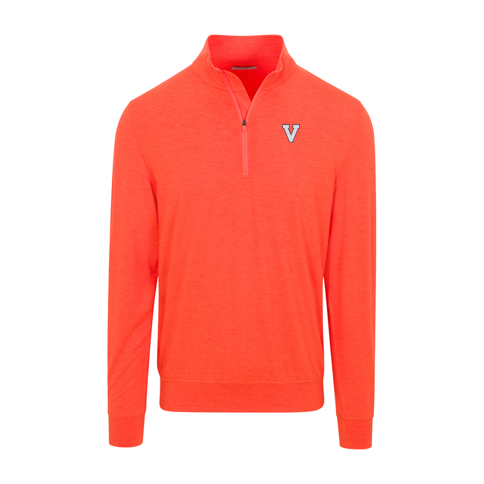 Virginia Velocity Performance Quarter Zip Orange