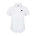 Wake Forest Women's Cap Sleeve Semi Spread Polo White
