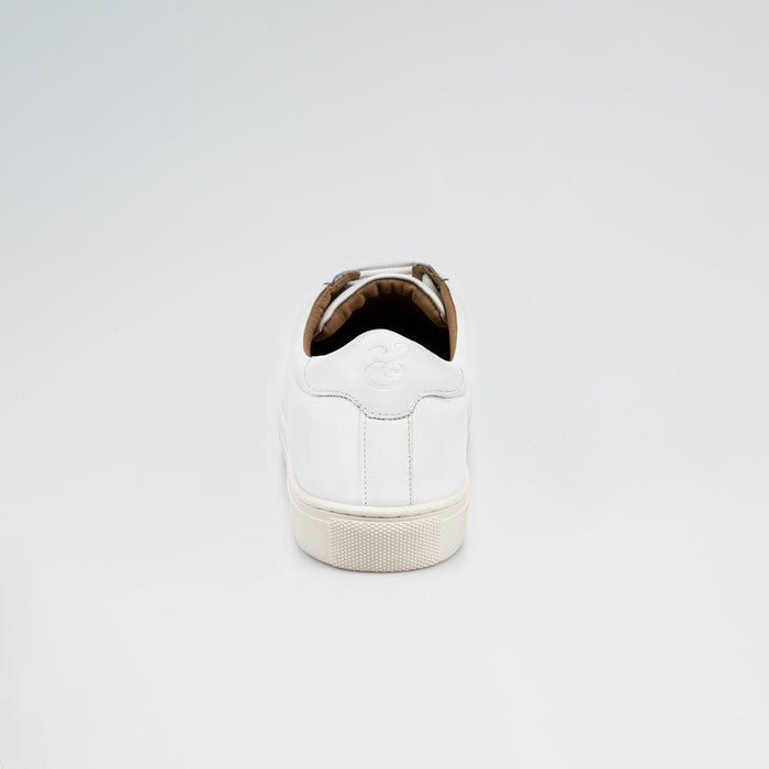 White Leather CEO Sneaker