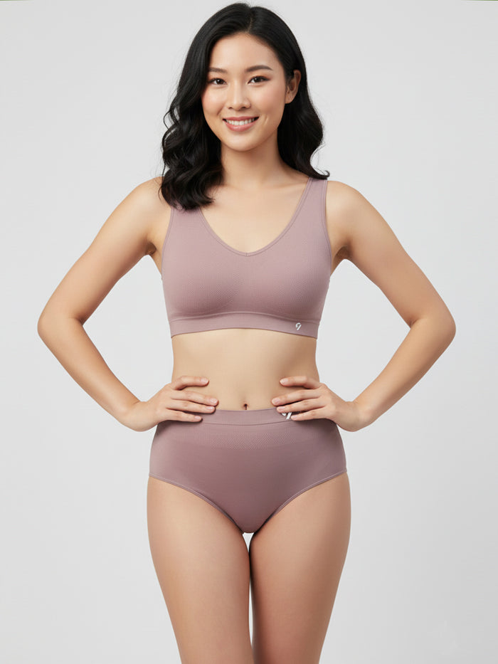 Women Seamless Hipster Soft Stretch Breathable Briefs