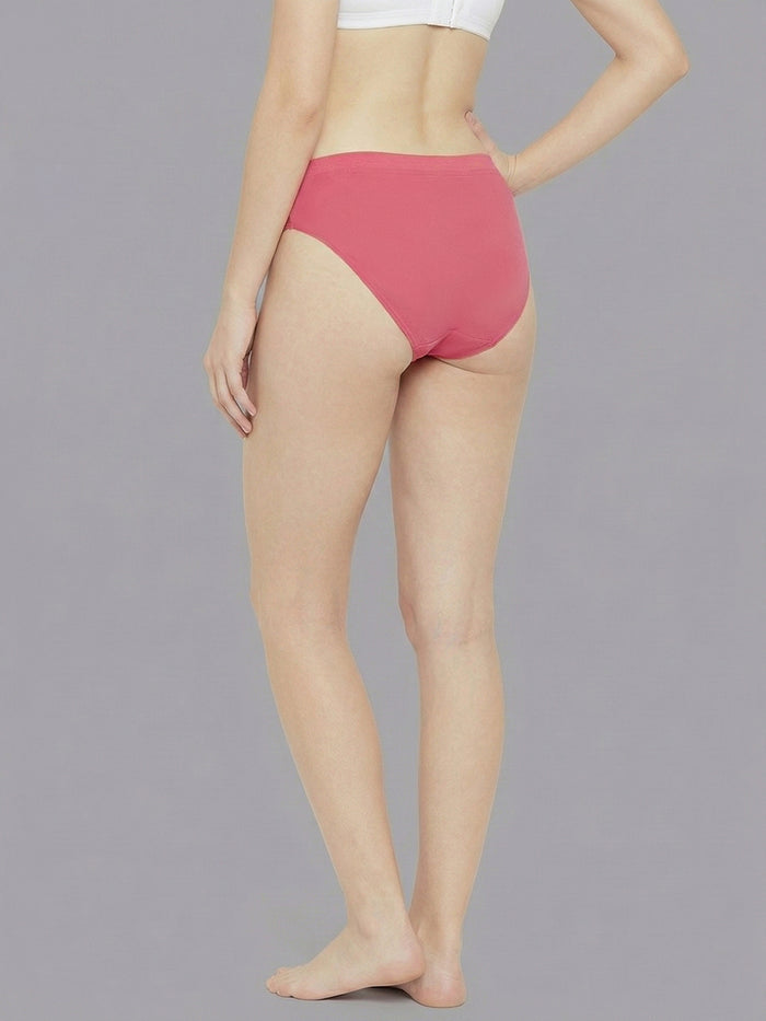 Women Seamless Mid-Rise Breathable & Comfort Fit Briefs (Pack Of 3)