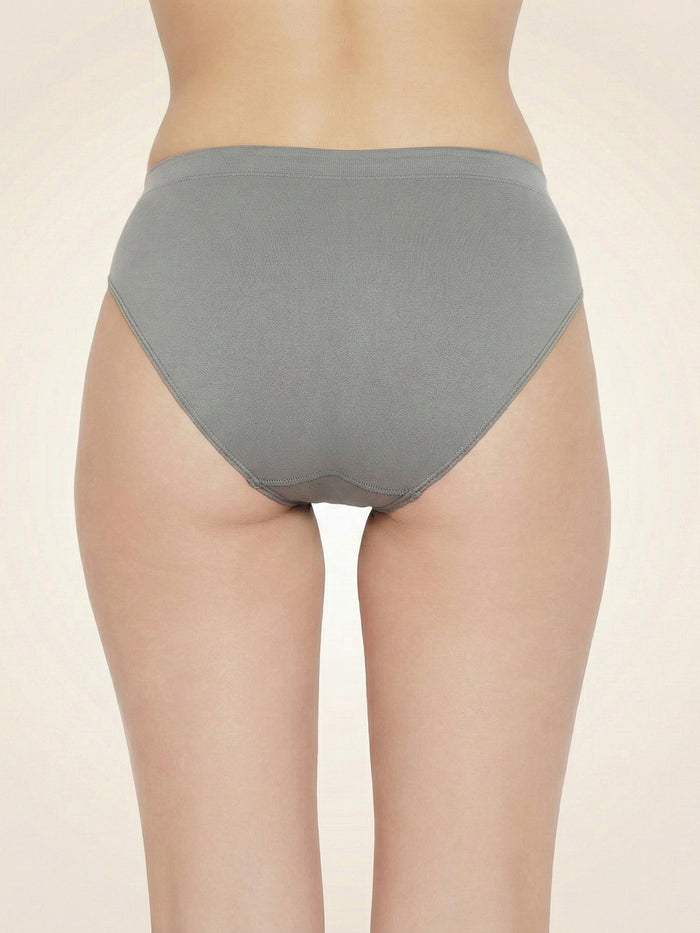 Women Seamless Mid-Rise Breathable & Comfort Fit Briefs (Pack Of 3)