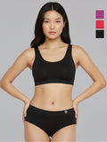 Women Seamless Mid-Rise Lightweight & Breathable Briefs (Pack Of 3)
