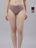 Women Seamless Ultra Soft & Comfort Mid Rise Panties (Pack Of 3)