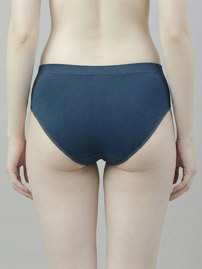 Women Seamless Ultra Soft & Comfort Mid Rise Panties (Pack Of 3)