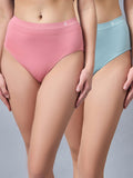 Women Solid Seamless Hipster Briefs -Pack of 2