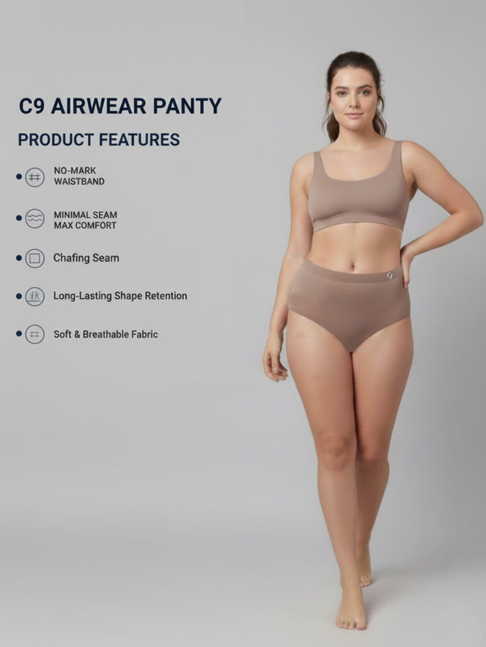 Women's Seamless Hipster Soft & Breathable Briefs (Pack of 2)