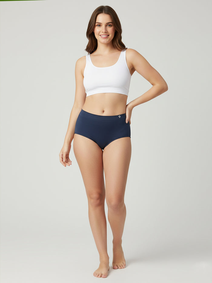 Women's Seamless Hipster Soft Stretch,Breathable Briefs