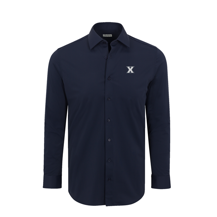 Xavier Apex Performance Dress Shirt Navy