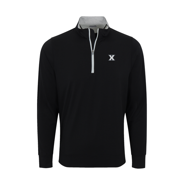 Xavier DriRelease® Performance Pullover Black with Light Grey Trim