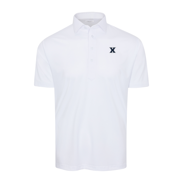 Xavier Semi-Spread Collar Polo White