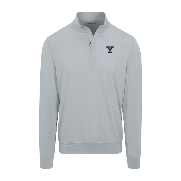 Yale Velocity Performance Quarter Zip Light Grey