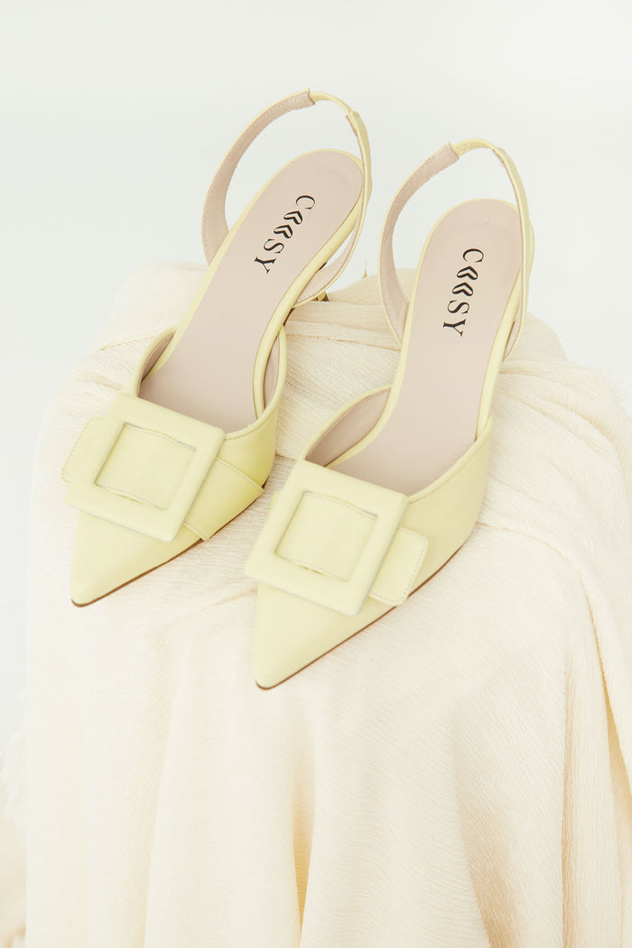 ZAPATO PIEL AMARILLO
