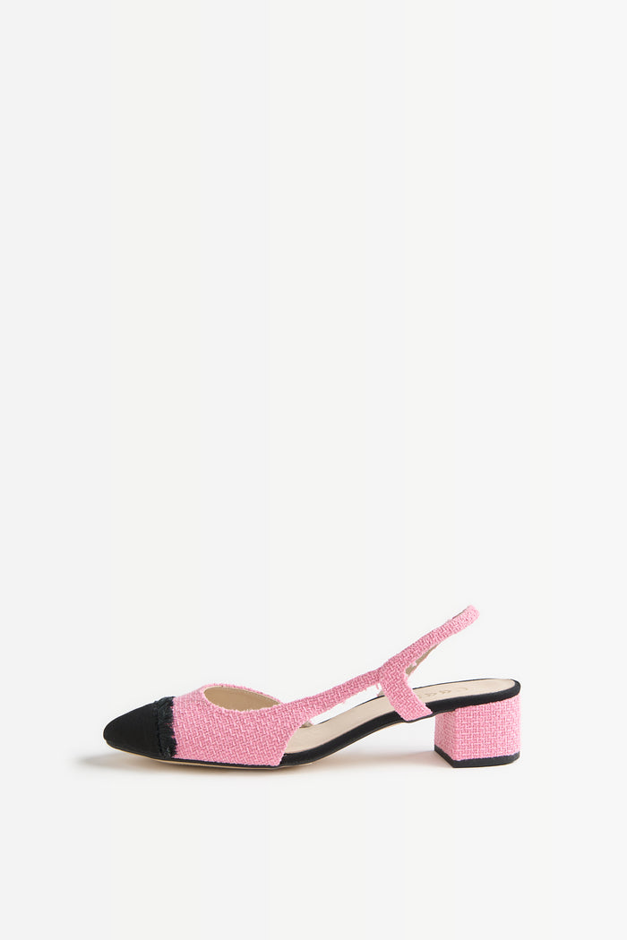 ZAPATO ZAPATO TWEED ROSA
